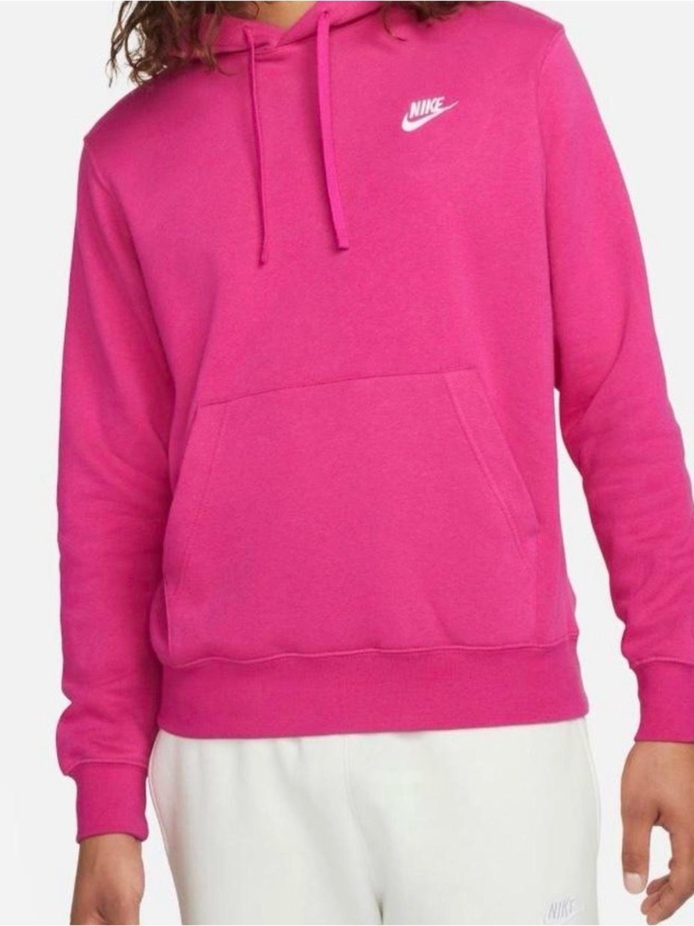 Nike Women's Hot Pink Pullover Hoodie